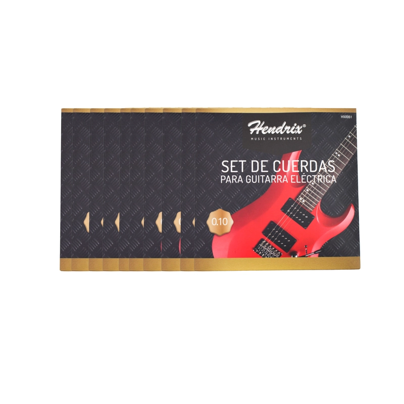 CUERDA HENDRIX GUITARRA ELECTRICA SET 10 UNIDADES - 3