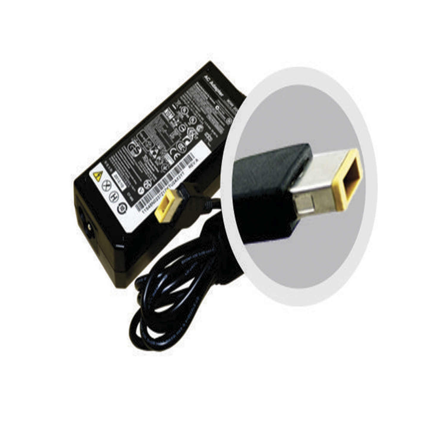 CARGADOR NOTEBOOK DBLUE 20V/2 25A 60W COMPATIBLE LENOVO CONECTOR RECTANGULAR