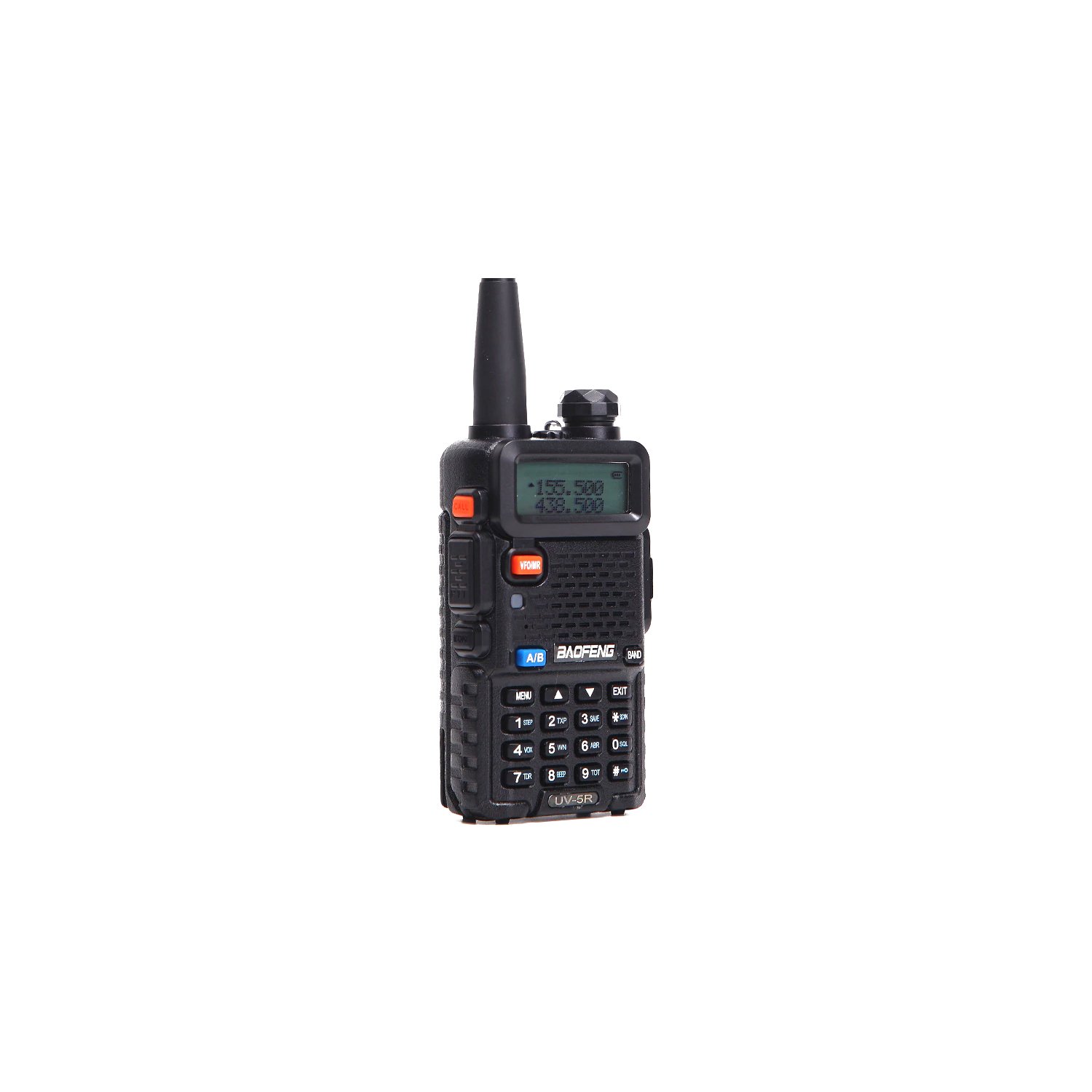 WALKIE TALKIE BAOFENG NEGRO RADIO TRANSMISOR MODELO UV-5R INCLUYE 1 AURICULAR - 1
