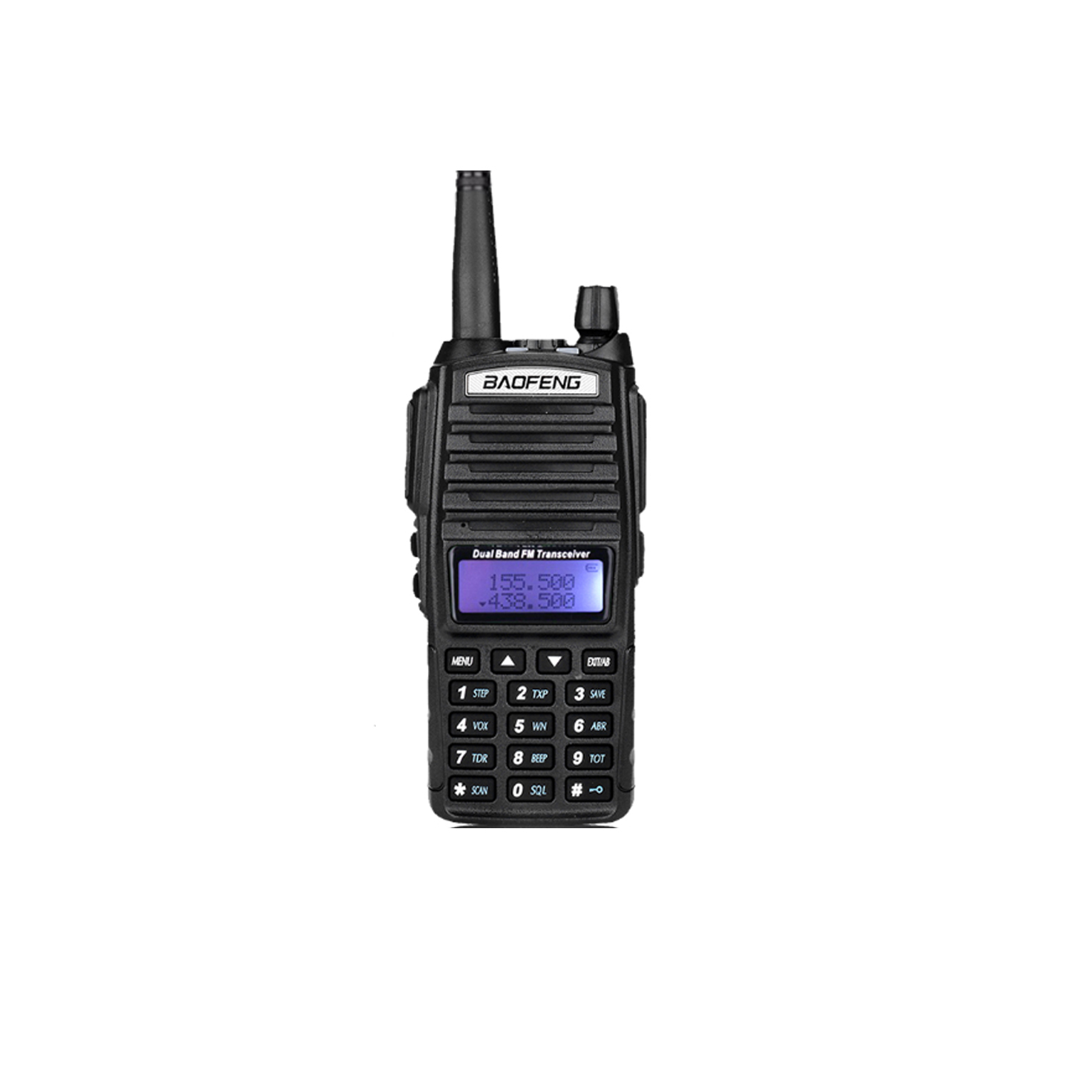 WALKIE TALKIE BAOFENG NEGRO RADIO TRANSMISOR MODELO UV-82 INCLUYE 1 AURICULAR - 1
