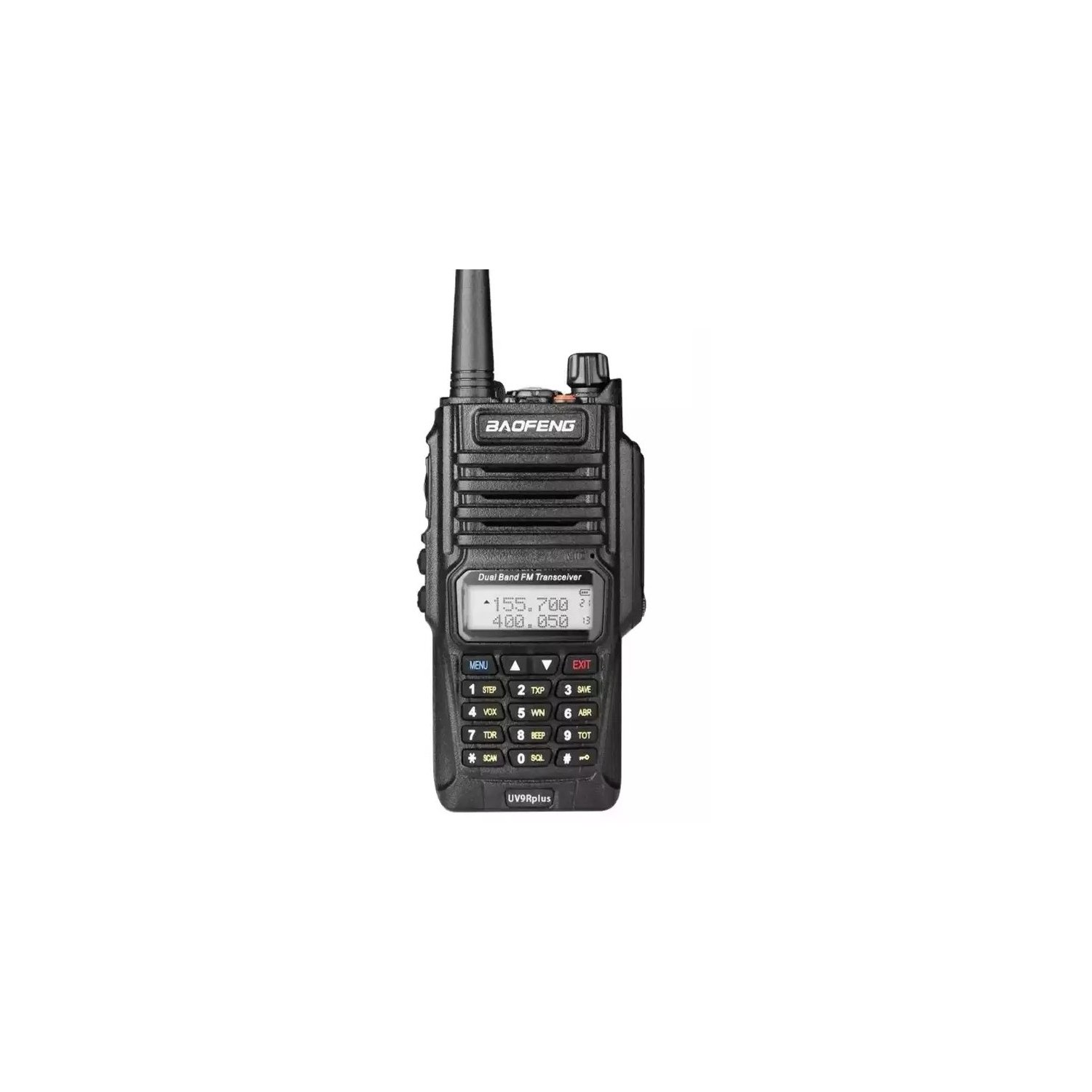 WALKIE TALKIE BAOFENG NEGRO RADIO TRANSMISOR MODELO UV9R PLUS INCLUYE 1 AURICULAR - 1