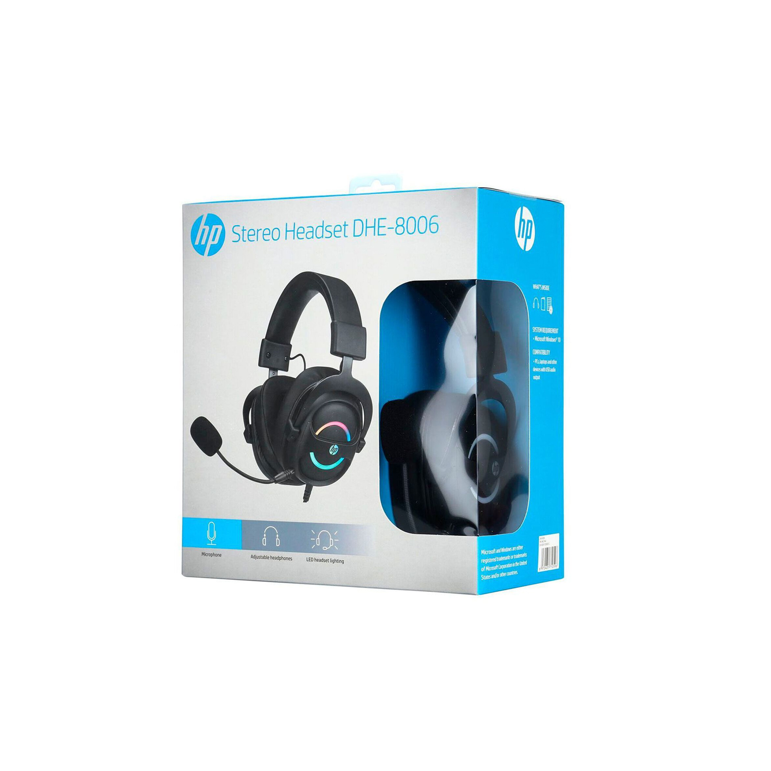 AUDÍFONOS GAMER HP HEADSET DHE-8006 MICRÓFONO - 4