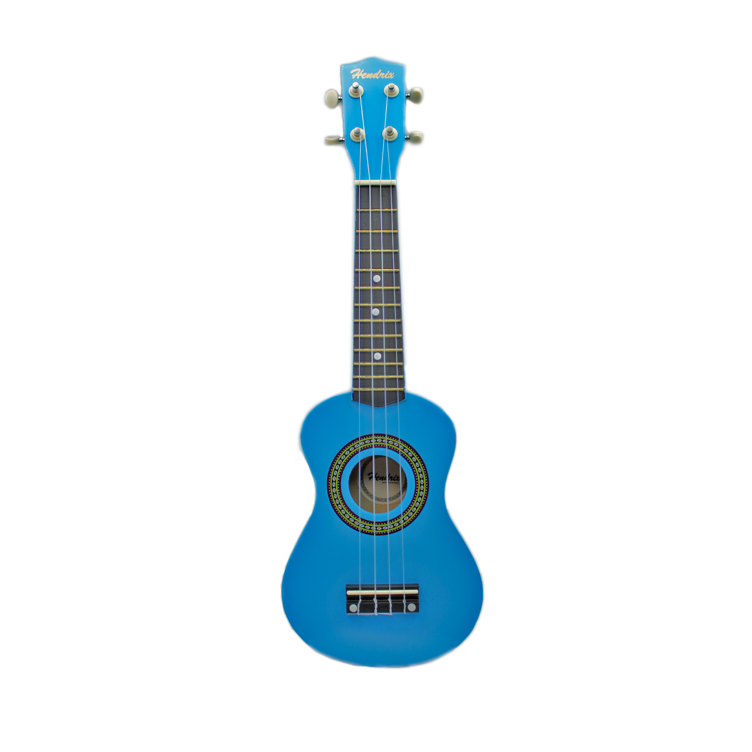 UKELELE HENDRIX 21 PULGADAS AZUL CON FUNDA - 1
