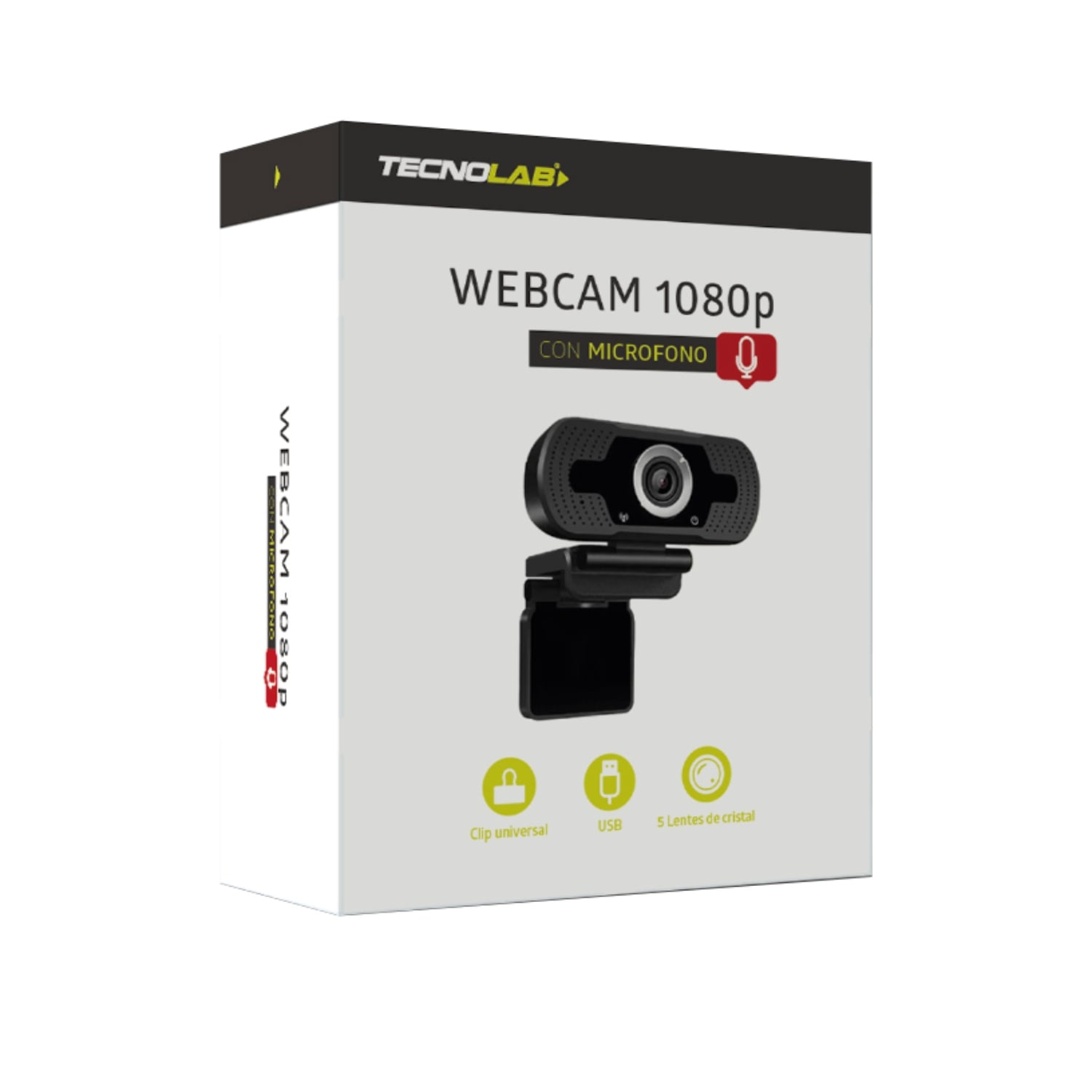 WEBCAM TECNOLAB FULL HD 1080P CON MICROFONO - 2