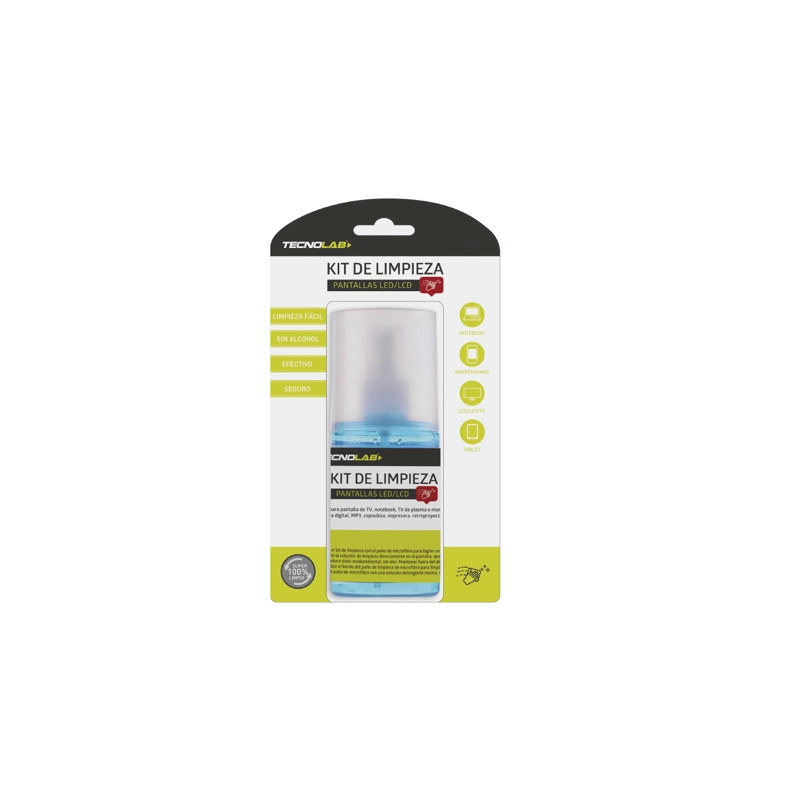 KIT DE LIMPIEZA TECNOLAB PARA PANTALLA LCD/LED 200ML - 3