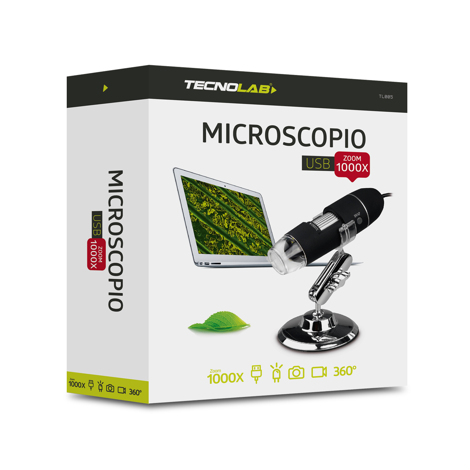 MICROSCOPIO TECNOLAB USB DIGITAL DE 1000X - 4