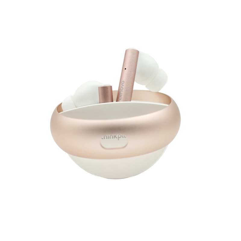 AUDÍFONOS LENOVO LP60 BLUETOOTH DORADO ROSA - 2