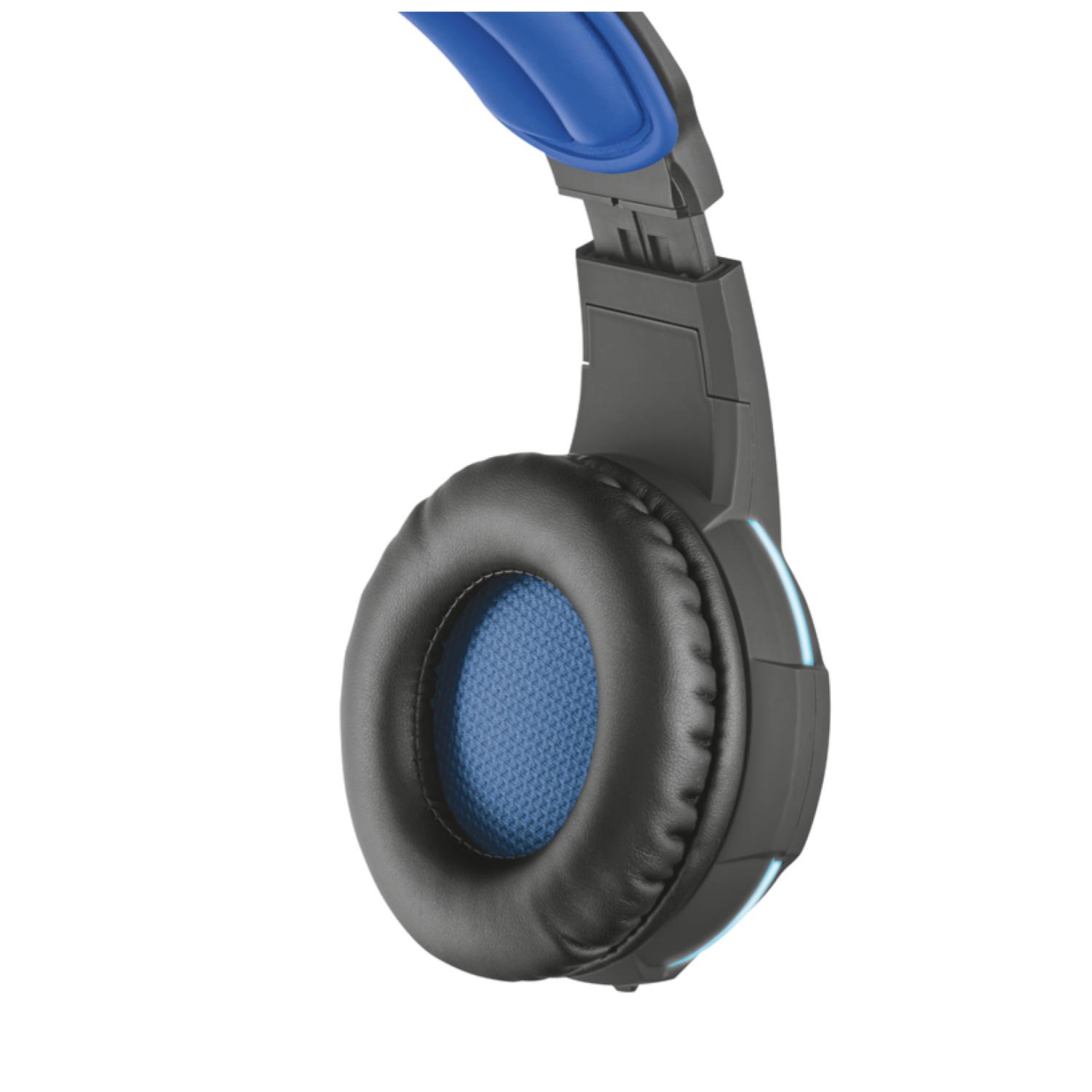 AUDÍFONOS GAMER TRUST GXT 350 RADIUS 7.1 SURROUND NEGRO - 6