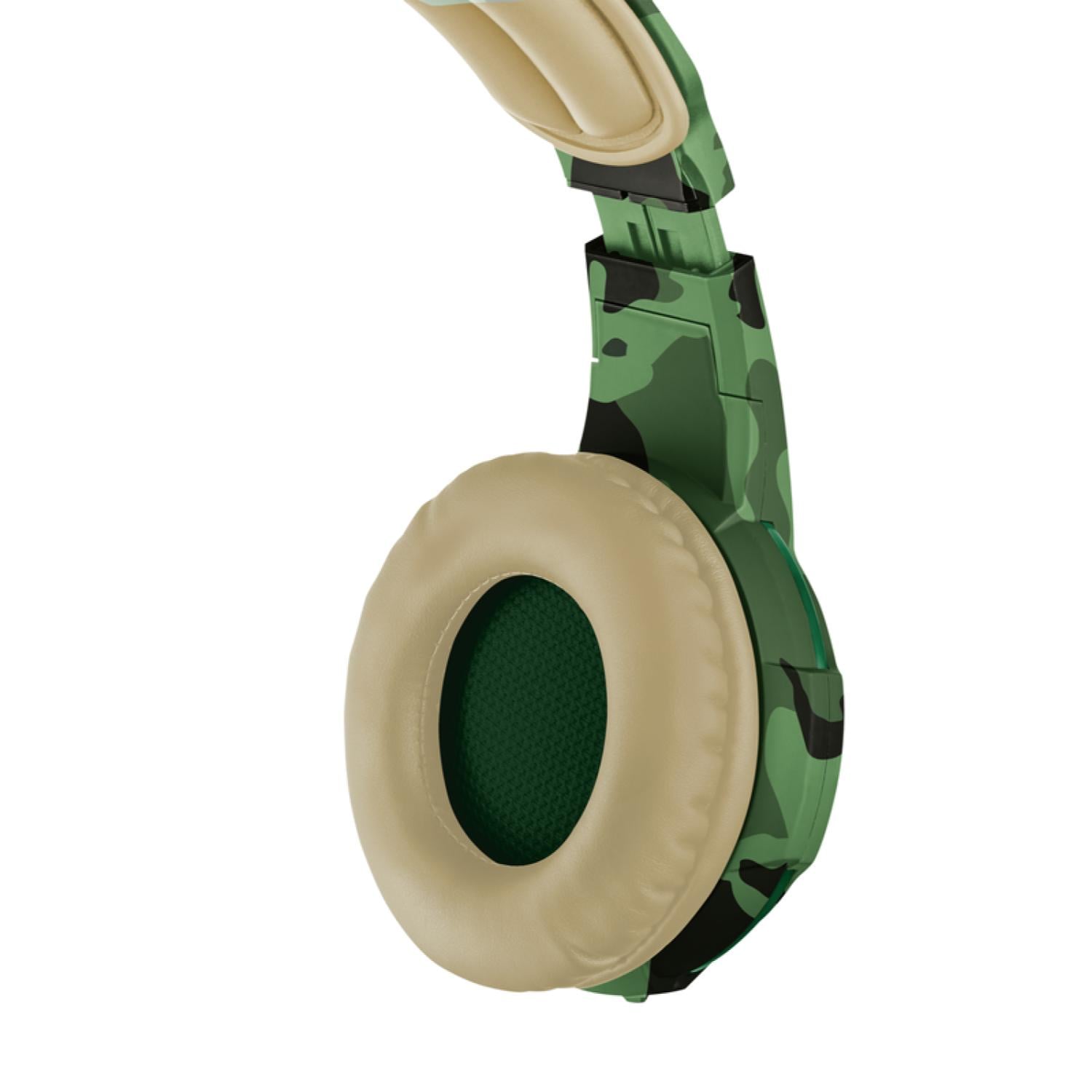 AUDÍFONOS GAMER TRUST GXT 310C RADIUS JUNGLE - 5