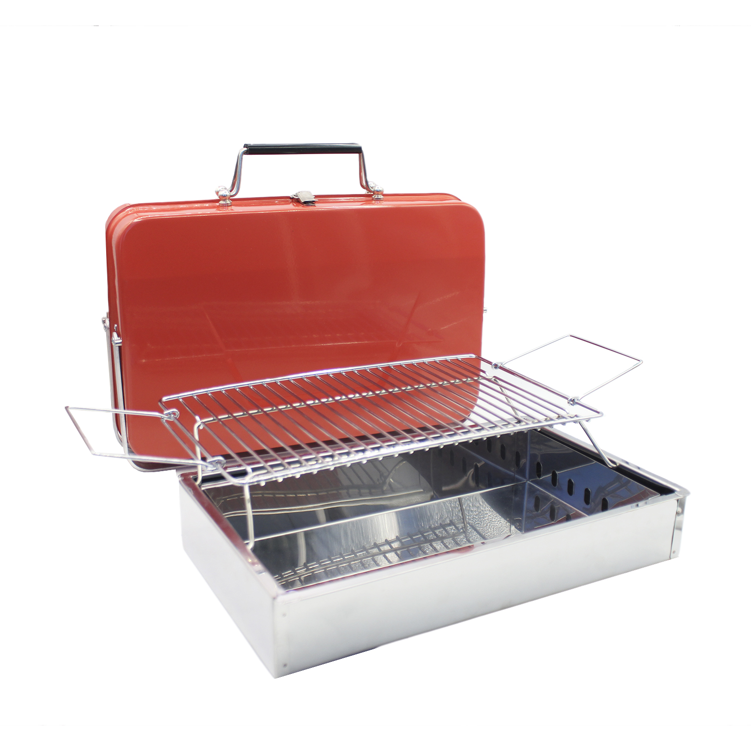 PARRILLA DBLUE METAL PORTÁTIL PLEGABLE RED - 1
