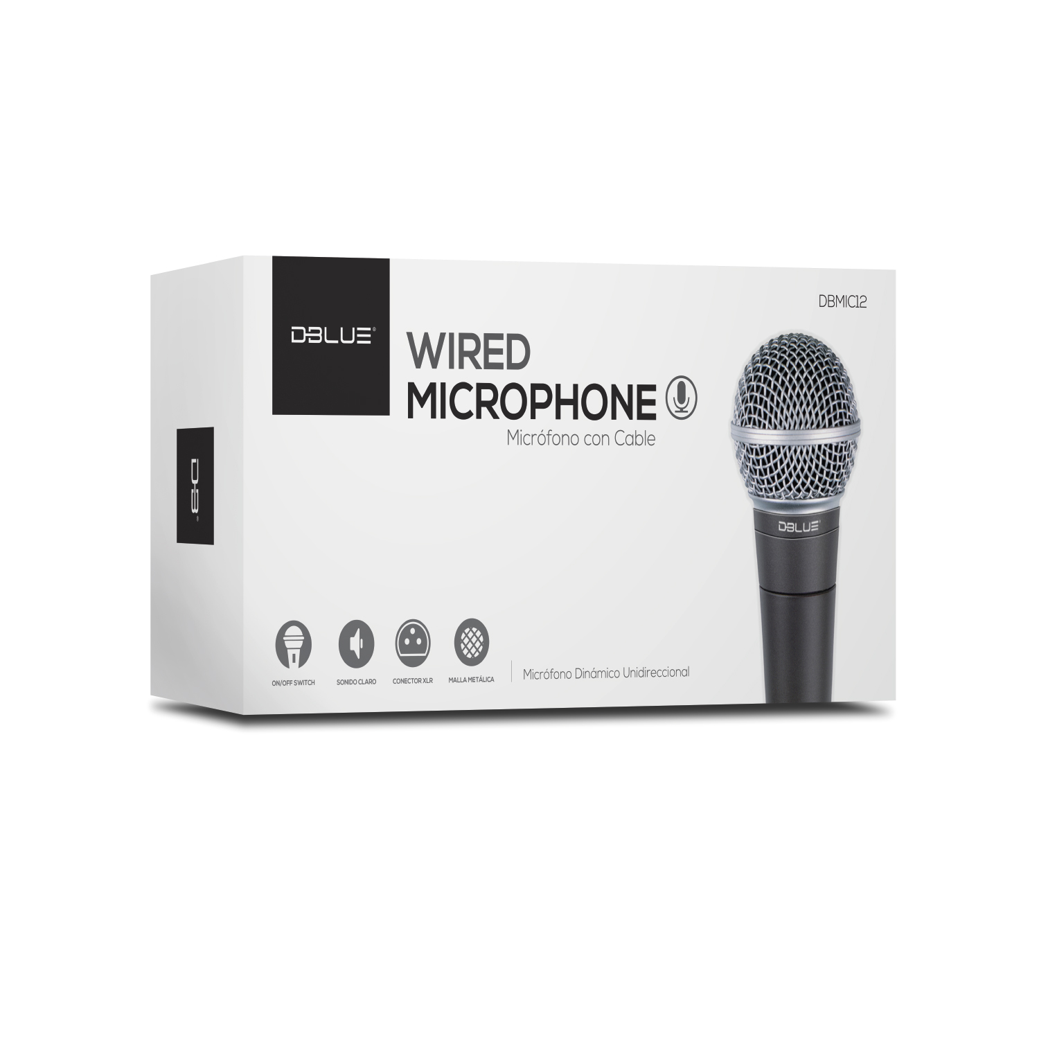 MICROFONO METALICO CON CABLE - 2