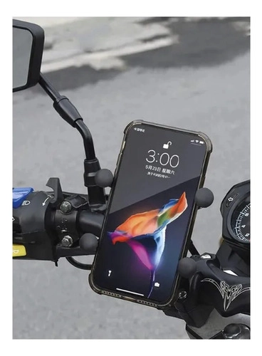SOPORTE DE CELULAR PARA MOTOCICLETA DBLUE ROTACION 360° - 3