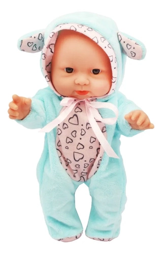 MUÑECA BEBE  DE PLASTICO DE 10 PULGADAS PARA TODAS LAS EDADES - 1