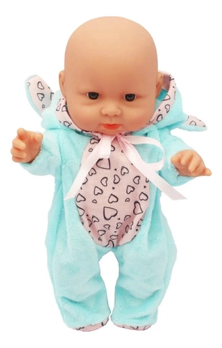 MUÑECA BEBE  DE PLASTICO DE 10 PULGADAS PARA TODAS LAS EDADES - 2
