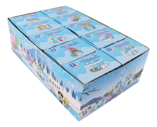 SET DE BLOQUES ARMABLES CASTILLO DE HIELO MAGICO 10 CAJAS 10 - 3