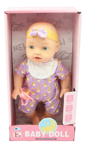 MUÑECA DE MODA DE 13 PULGADAS CON 2 PIEZAS PARA BEBES - 2