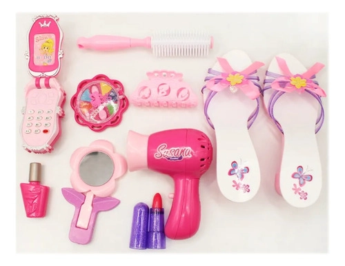 SET DE ACCESORIOS DE BELLEZA INFANTIL JUEGO DE ROLES - 3
