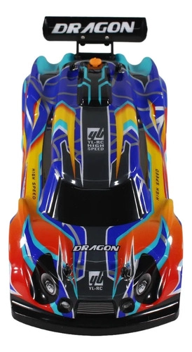 AUTO DE CARRERAS A CONTROL REMOTO ESCALA 1:14  RECARGABLE AZUL MARINO - 2
