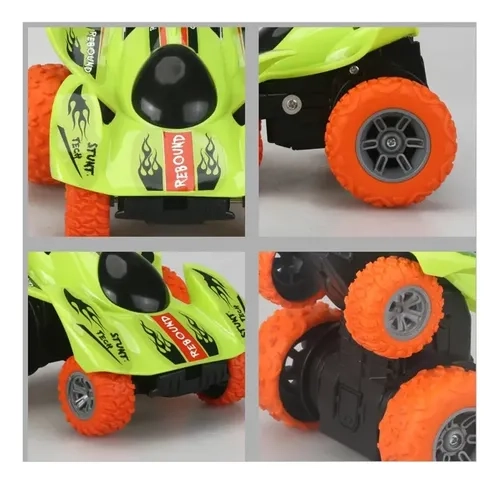 AUTO DE ACROBACIAS A CONTROL REMOTO DE 360 GRADOS VERDE LIMA - 3
