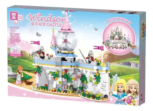 SET DE BLOQUES ARMABLES CASTILLO DE PRINCESAS DE 401 PIEZAS 401 - 1