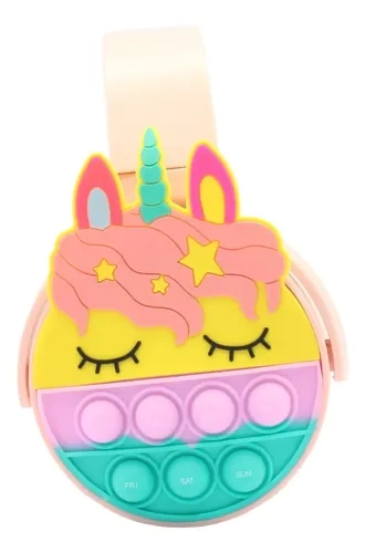 AUDIFONOS INALAMBRICOS TECNOLAB UNICORNIO POP IT BLUETOOTH MULTICOLOR - 1