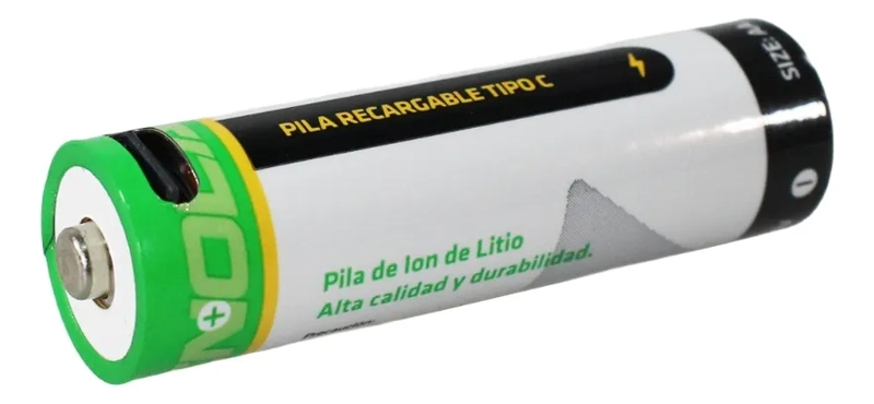 PACK 2 PILAS AA RECARGABLES USB 6290MWH - 1