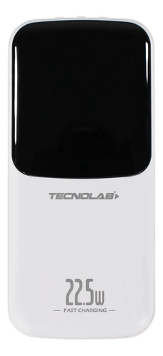 POWERBANK TECNOLAB 15000MAH 22,5W INCLUYE 4 CABLES, BLANCO - 1