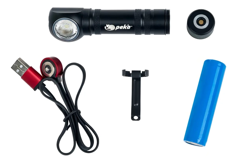 LINTERNA FRONTAL LED MULTIFUNCIONAL RECARGABLE LINTERNA NEGRO LUZ BLANCO - 3
