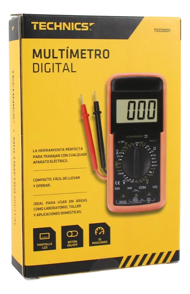 MULTIMETRO DIGITAL COMPACTO - 2