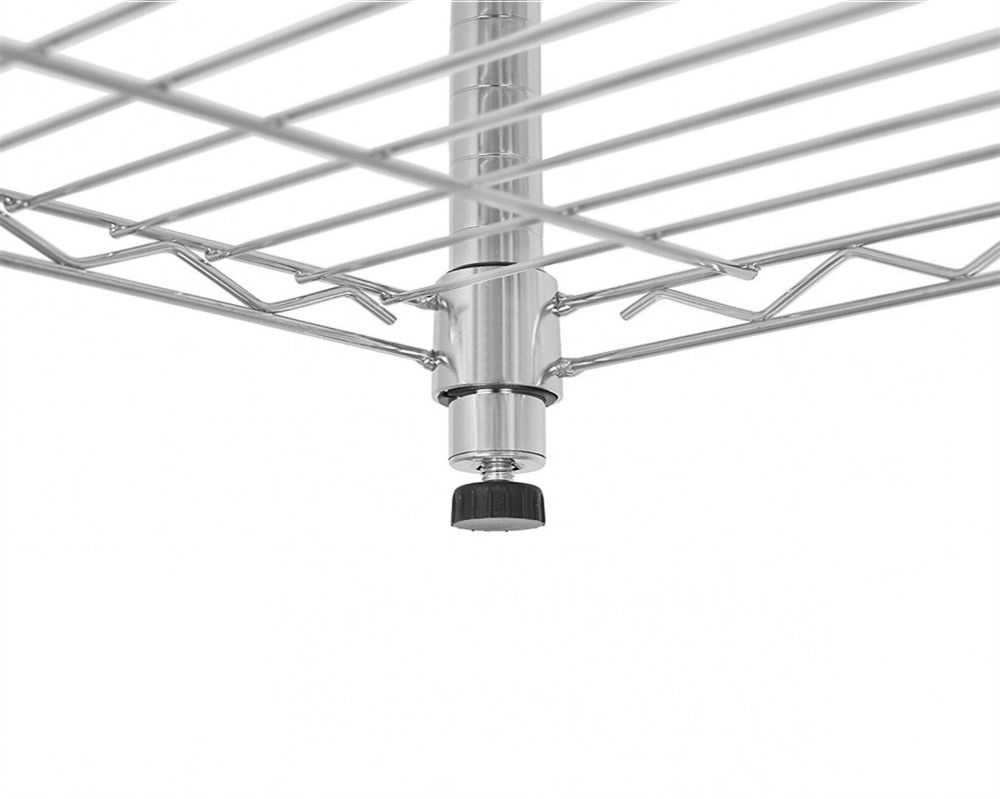 ESTANTE ACERO EPOXICO BLANCO 90X45X180CM - 4 REPISAS - 3