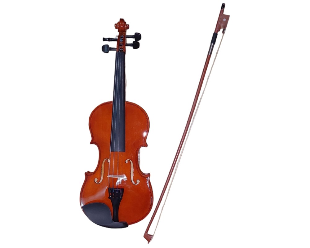 VIOLIN WOMA DE ESTUDIO 4/4 CON ARCO PECASTILLA Y MALETIN - 1