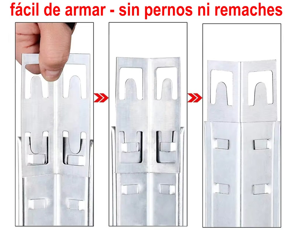 ESTANTE METALICO NEGRO 180X90X40CM 5 REPISAS DE MDF AJUSTABLES 175K POR REPISA - 5
