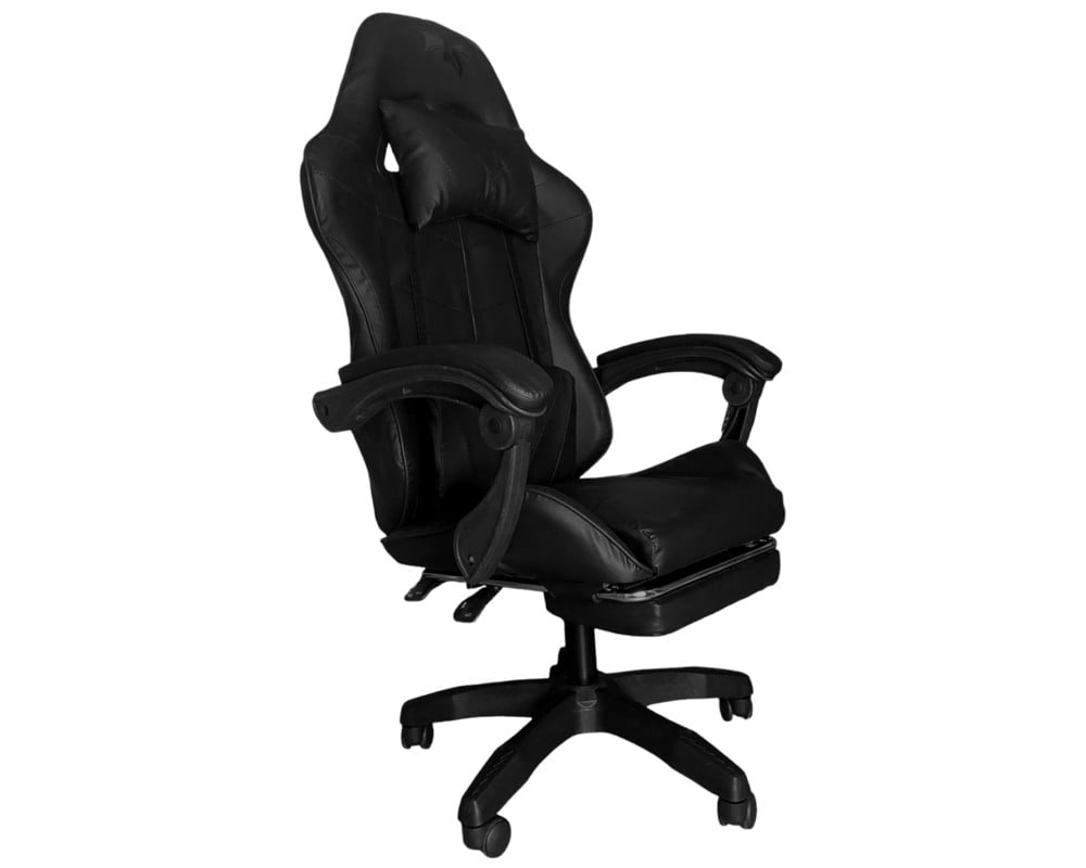 SILLA GAMER PENDRAGON 730-5 NEGRA RECLINABLE APOYAPIES - 1