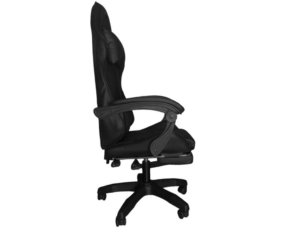 SILLA GAMER PENDRAGON 730-5 NEGRA RECLINABLE APOYAPIES - 3