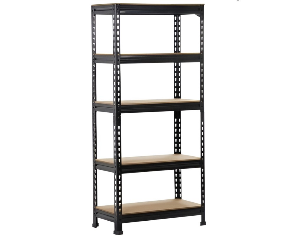 ESTANTE METALICO DE REMACHES 175X90X40CM 5 REPISAS DE MDF AJUSTABLES 265K POR REPISA - 2