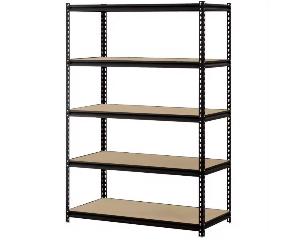 ESTANTE METALICO DE REMACHES 175X90X40CM 5 REPISAS DE MDF AJUSTABLES 265K POR REPISA - 3