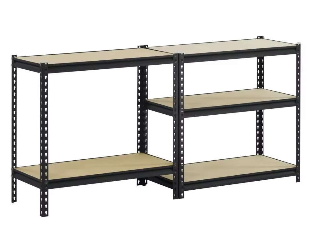 ESTANTE METALICO DE REMACHES 175X90X40CM 5 REPISAS DE MDF AJUSTABLES 265K POR REPISA - 4