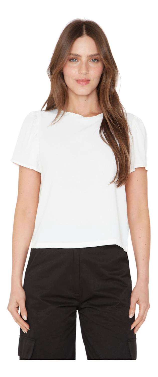 BLUSA OLIVIA II EN COLOR BLANCO JACINTA TIENDA - 1