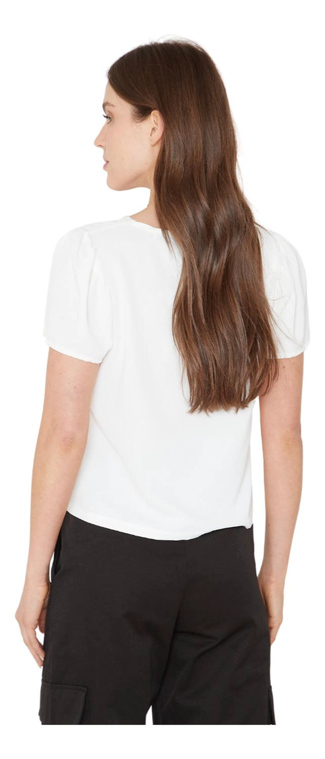 BLUSA OLIVIA II EN COLOR BLANCO JACINTA TIENDA - 3
