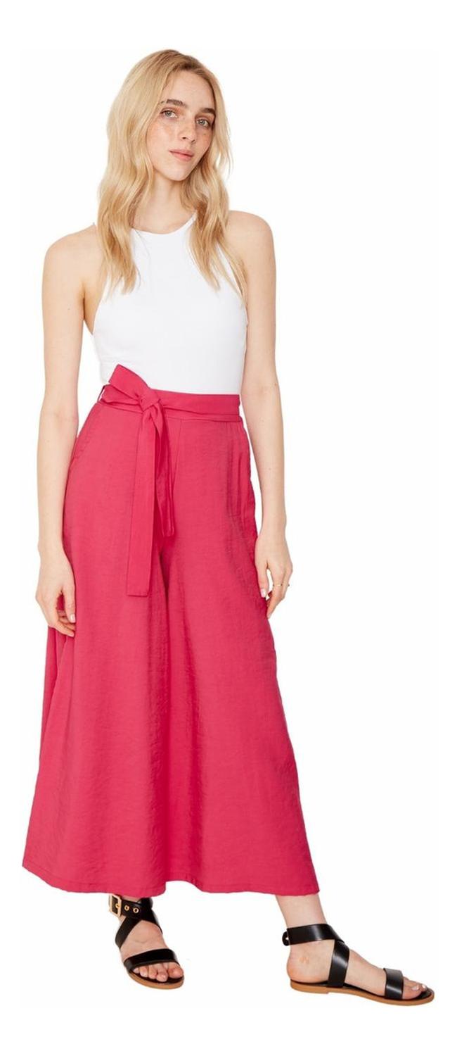 PANTALÓN MUJER JACINTA TIENDA FUCSIA OLIVIA - 1