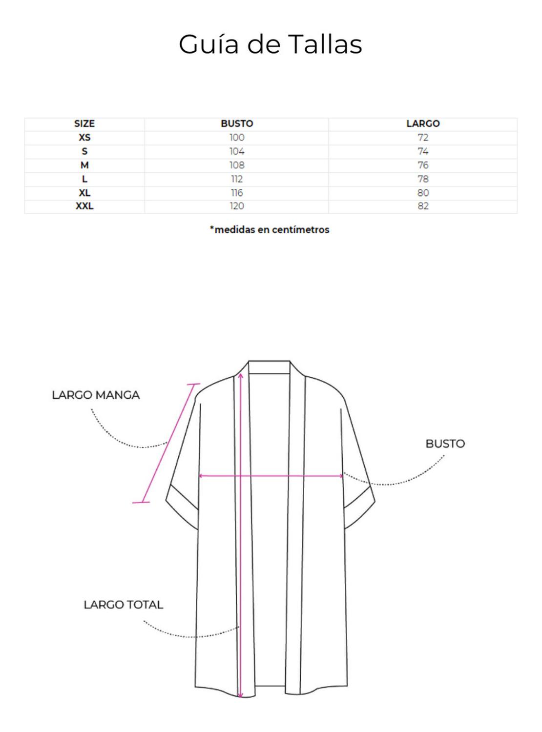KIMONO EVA CORTO FUCSIA - 7