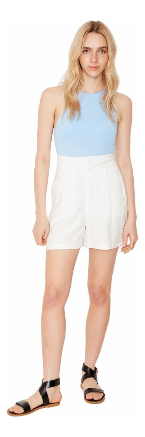 SHORT LAURA BLANCO JACINTA TIENDA - 3