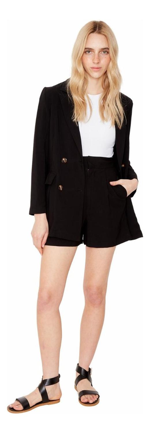 SHORT MUJER JACINTA TIENDA NEGRO LAURA - 2