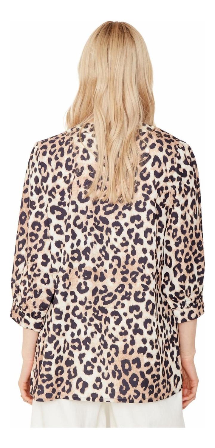 KIMONO EVA CORTO LEOPARD PRINT - 4