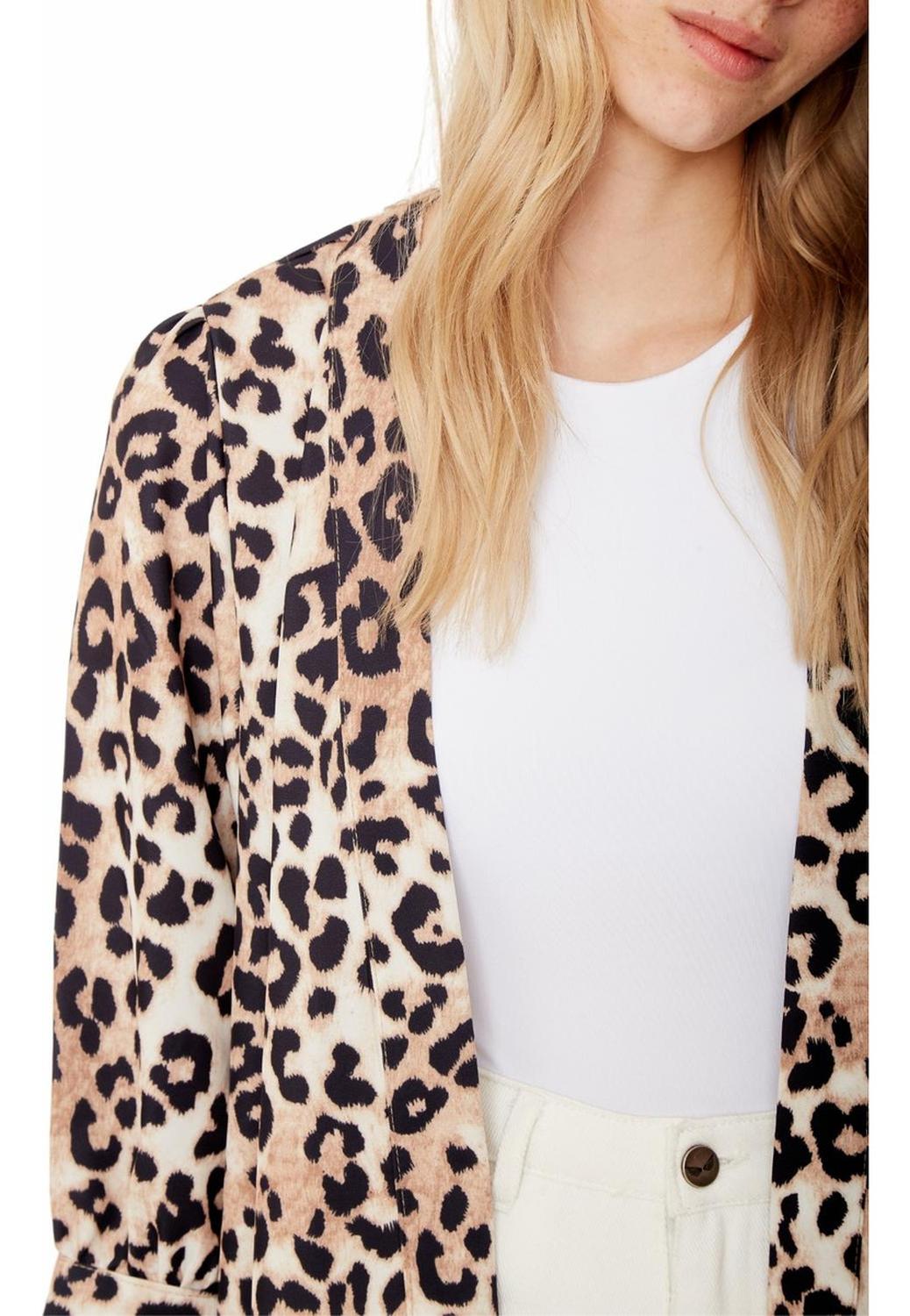 KIMONO EVA CORTO LEOPARD PRINT - 6