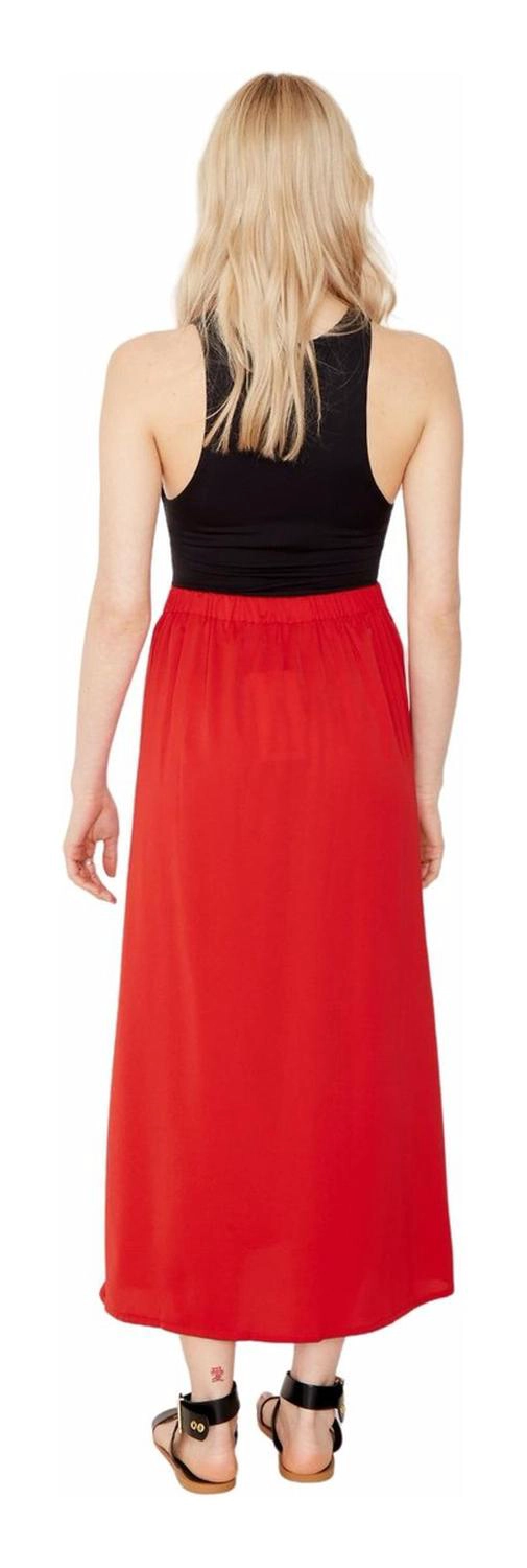 FALDA JANE MIDI II EN COLOR ROJO JACINTA TIENDA - 4