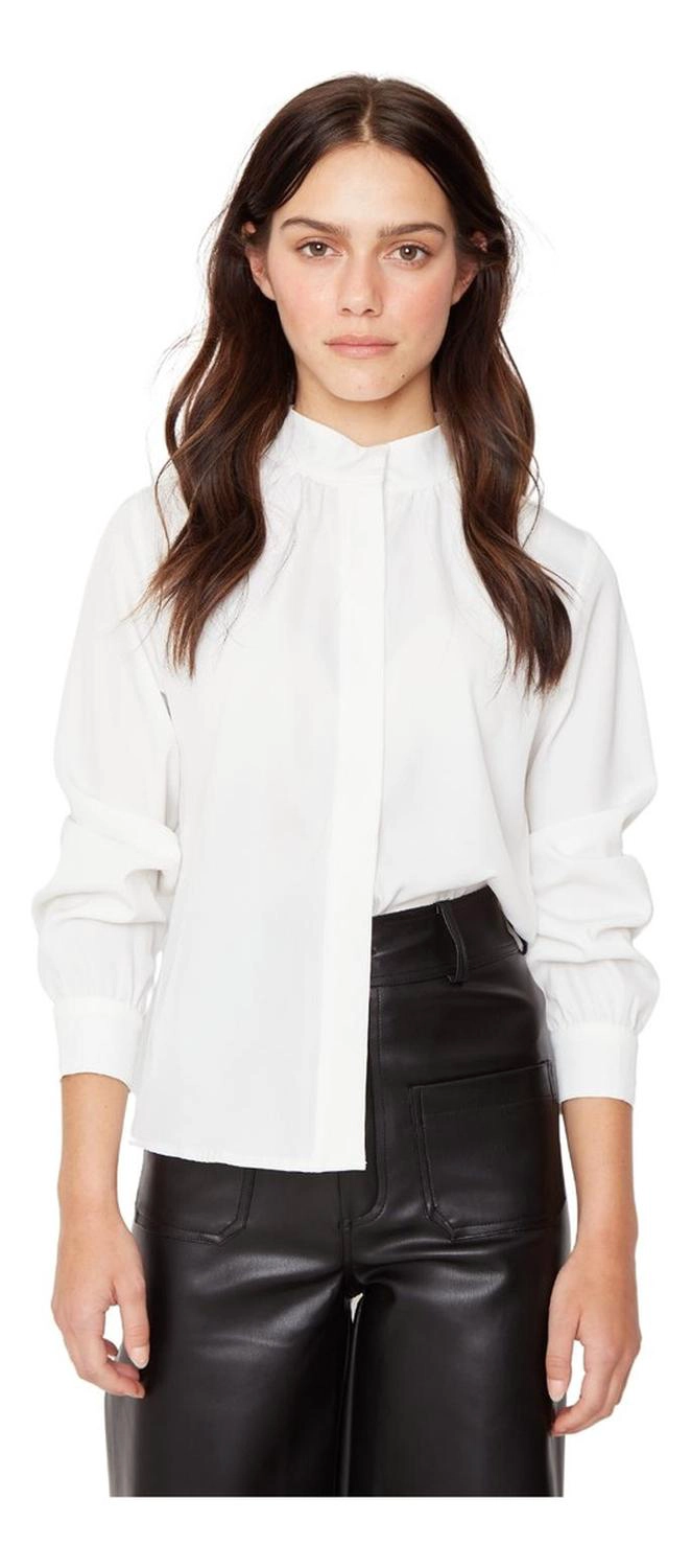 BLUSA MAO EN COLOR BLANCO JACINTA TIENDA - 1