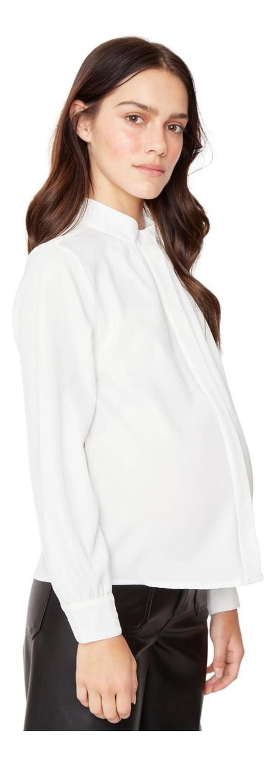 BLUSA MAO EN COLOR BLANCO JACINTA TIENDA - 5