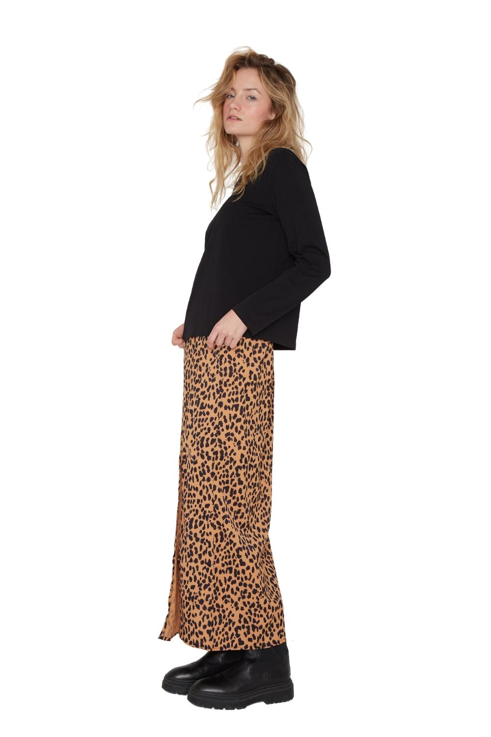 FALDA JANE MIDI II ANIMAL PRINT JACINTA TIENDA - 3