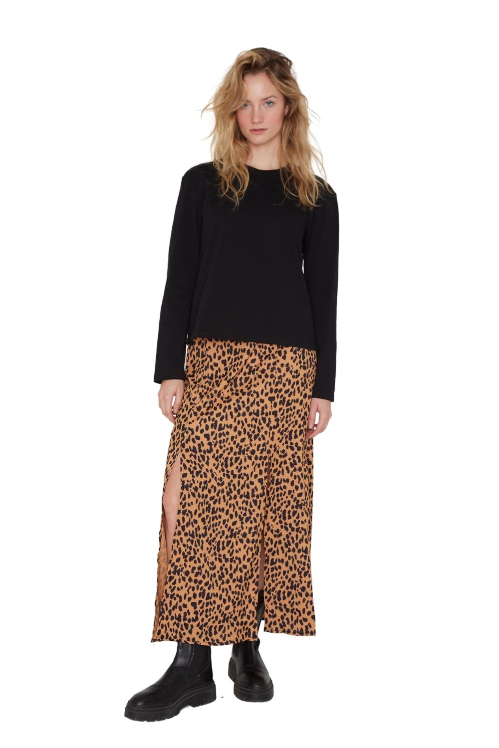 FALDA JANE MIDI II ANIMAL PRINT JACINTA TIENDA - 5